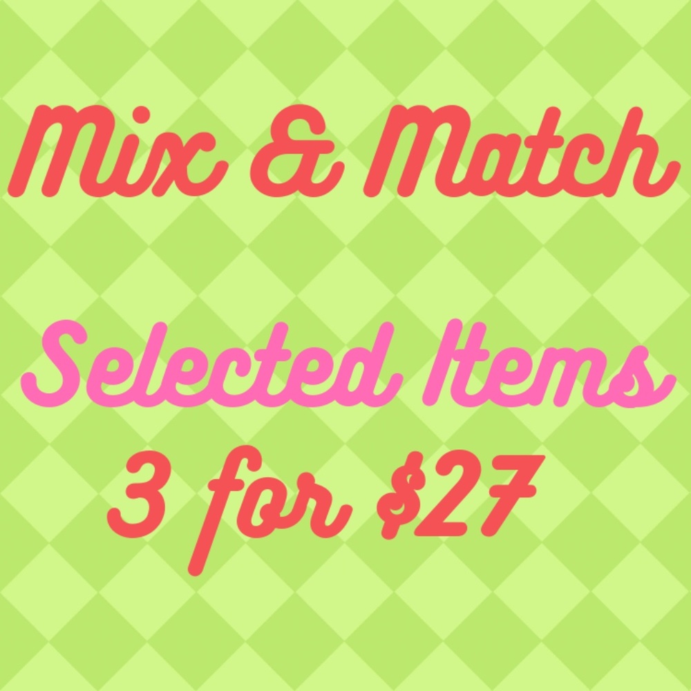 ✨ SALE ✨ 3 Selected Items for $27 - Picture 1 of 1